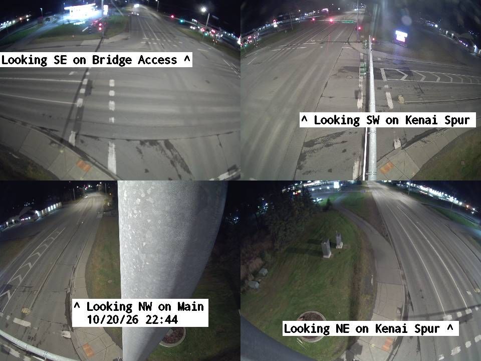 Kenai Spur Hwy & Bridge Access live traffic camera