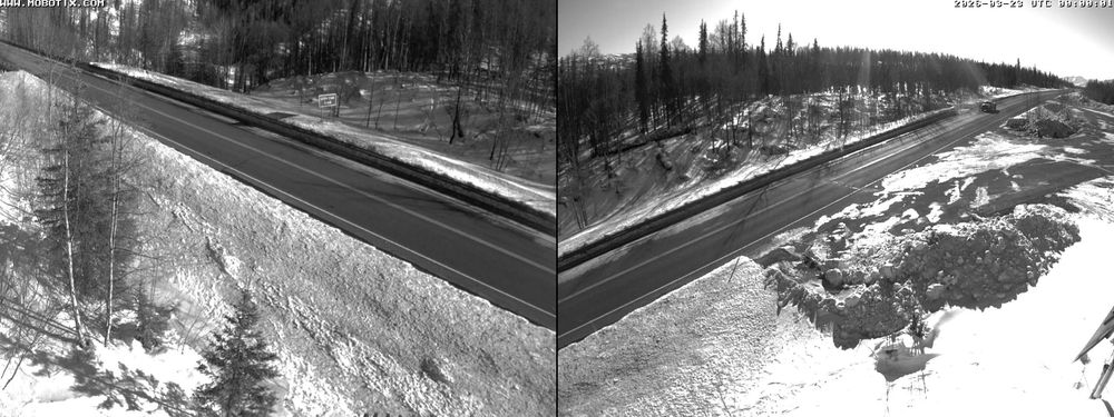 Parks Highway at Little Coal Creek MP 163.2 live webcam