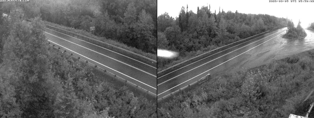 Parks Highway @ Little Coal Creek MP 163.2 live traffic camera
