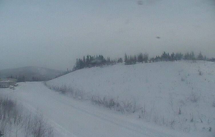 Alaska Highway @ Canadian Border MP 1221.8 — View 2