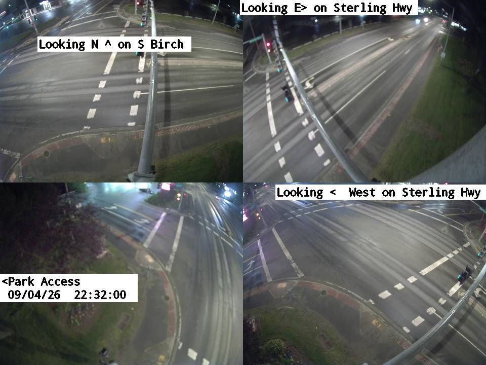 Sterling Highway & Birch St/Park live traffic camera
