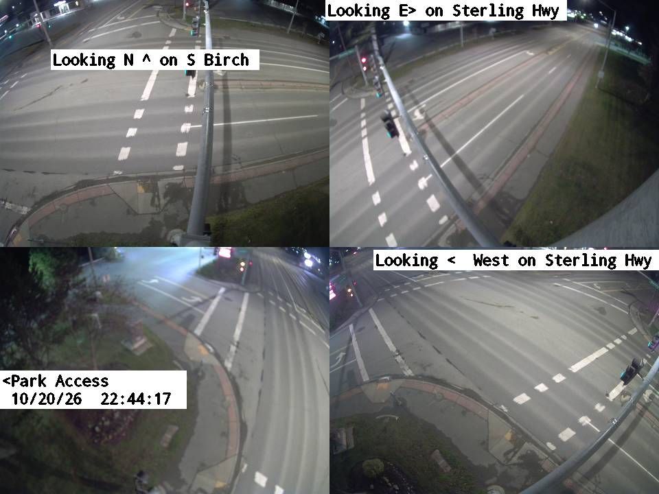 Sterling Highway & Birch St/Park live traffic camera