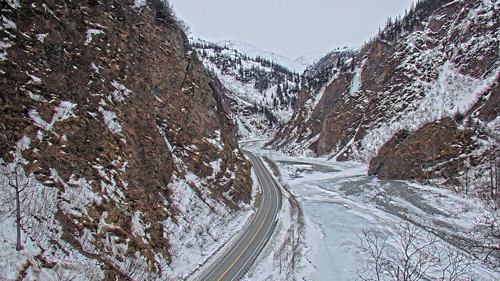 Richardson Highway @ Keystone Canyon MP 12.3 — View 2