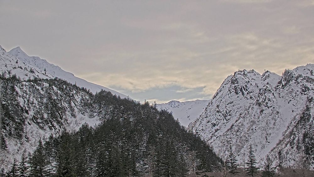 Camp Road at Whittier Tunnel live webcam