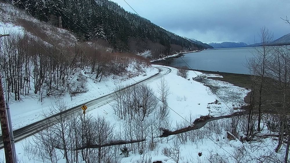 Thane Road @ Snowslide Creek Avalanche Path MP 1.9 — View 7