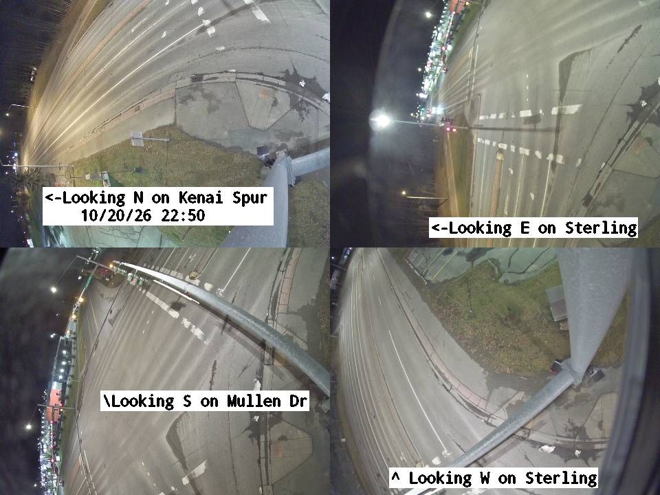 Sterling Hwy & Kenai Spur Hwy live traffic camera