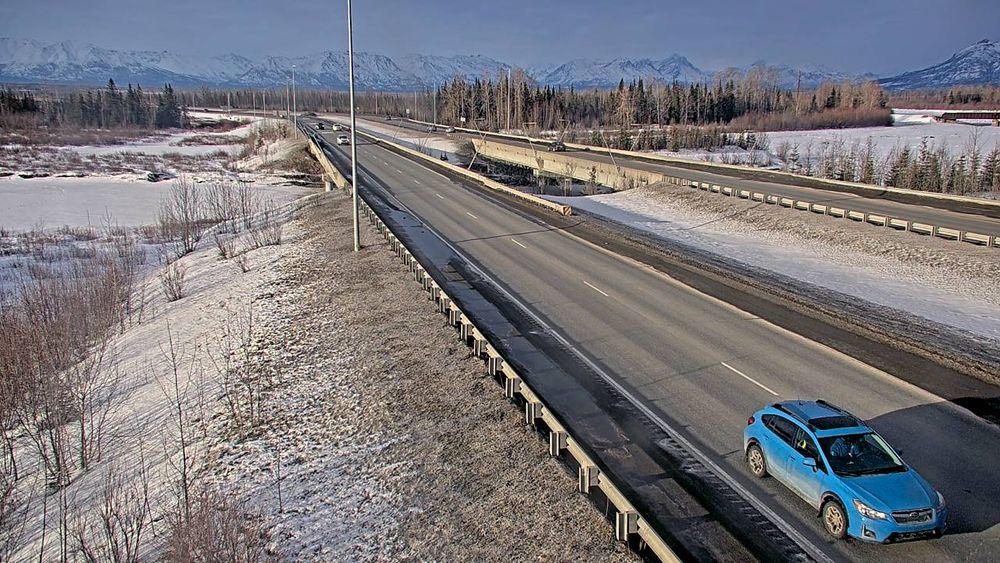 Glenn Highway @ 2nd Knik River Bridge MP 31.1 — View 2