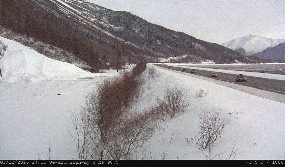 Seward Highway at MP 98.5 live webcam