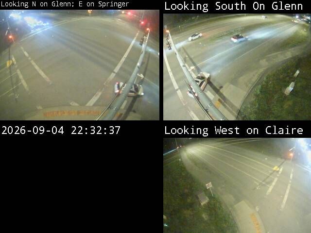 Glenn Hwy & S Inner Springer Loop/Claire live traffic camera