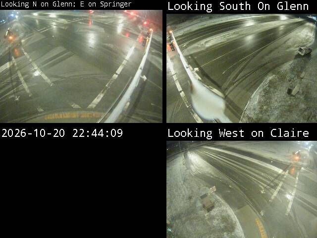 Glenn Hwy & S Inner Springer Loop/Claire live traffic camera