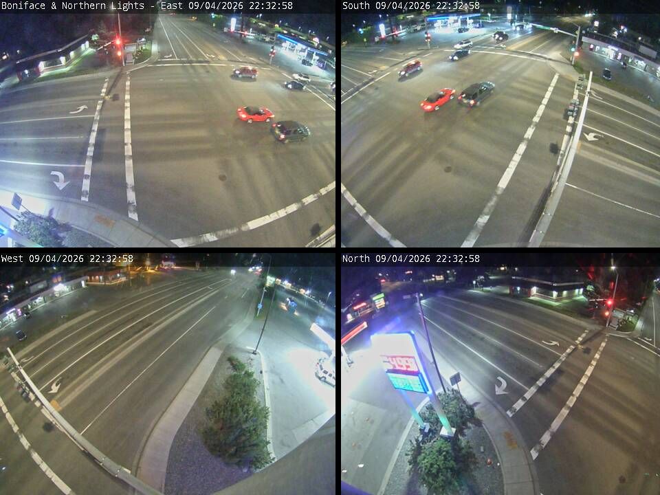 Boniface & Northern Lights live traffic camera