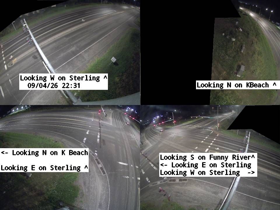 Sterling Hwy & Kalifornsky Beach Rd live traffic camera