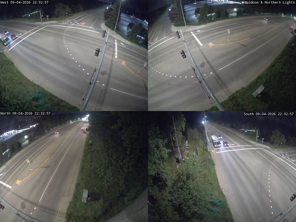 Muldoon & Northern Lights Blvd live traffic camera