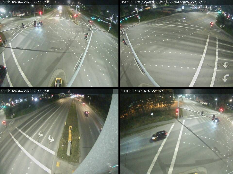 36th & New Seward Hwy live traffic camera