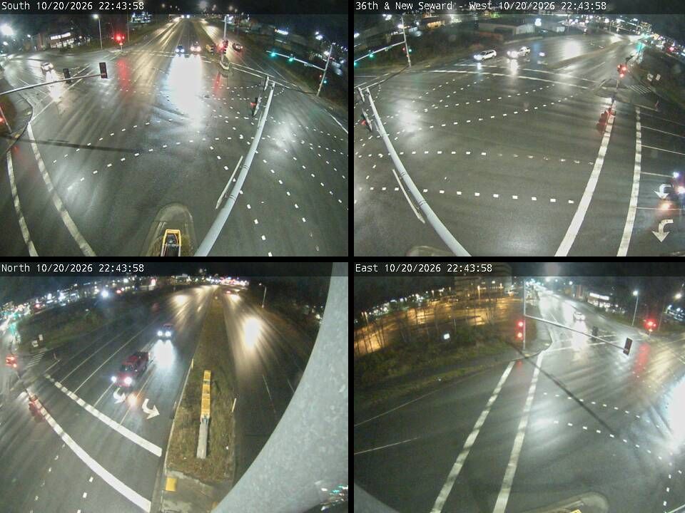36th & New Seward Hwy live traffic camera