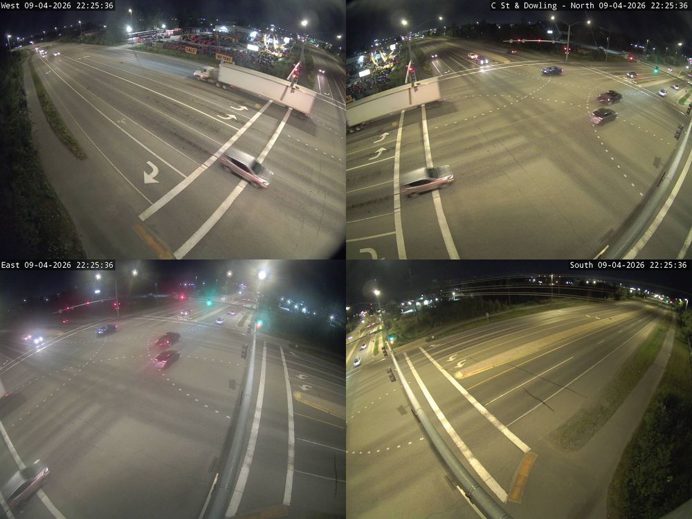 C St & Dowling live traffic camera
