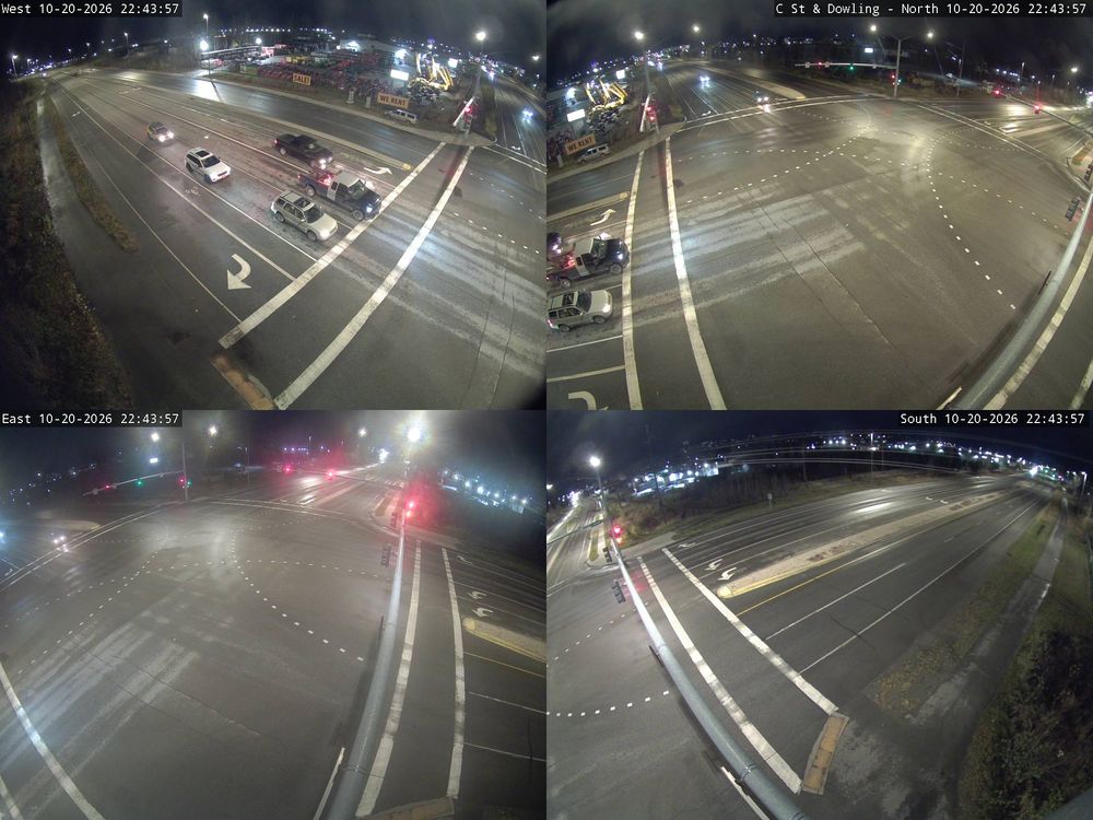 C St & Dowling live traffic camera