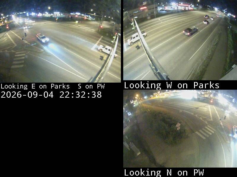 Parks Hwy & Palmer Wasilla Hwy live traffic camera