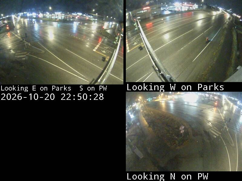 Parks Hwy & Palmer Wasilla Hwy live traffic camera