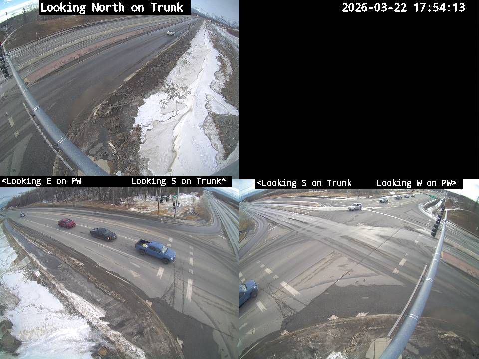 Palmer Wasilla Hwy & Trunk Rd live webcam