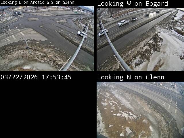 Glenn Hwy & Arctic St live webcam