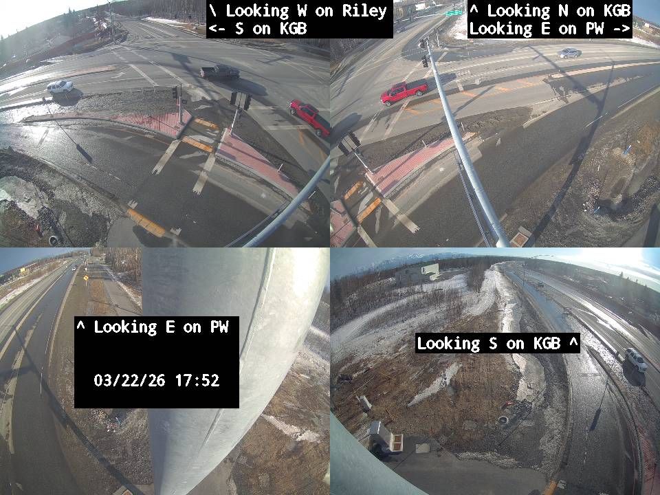 Knik Goose Bay Rd & Palmer Wasilla Hwy live webcam