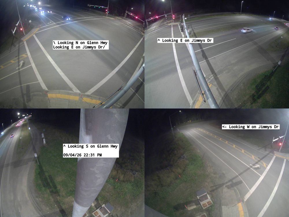 Glenn Hwy & Jimmy Dr live traffic camera