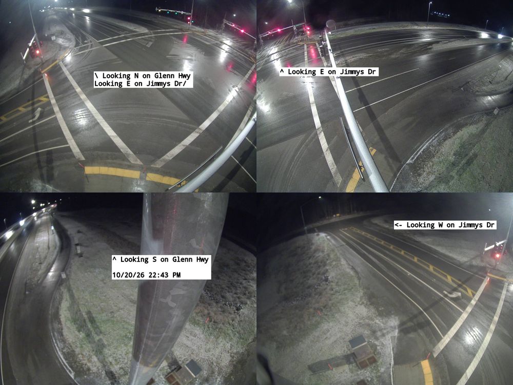 Glenn Hwy & Jimmy Dr live traffic camera