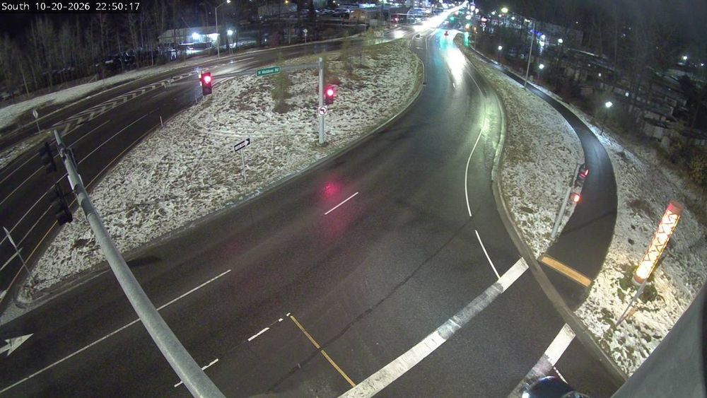 Glenn Hwy & Muldoon Road South Ramp live traffic camera, angle 1 of 2